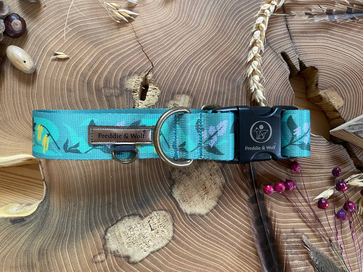 obroża klamra wiosna2 obroża na klamrę