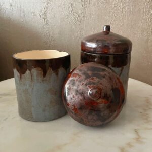 pojemnik ceramiczny na smaczki lub inne sypane rzeczy