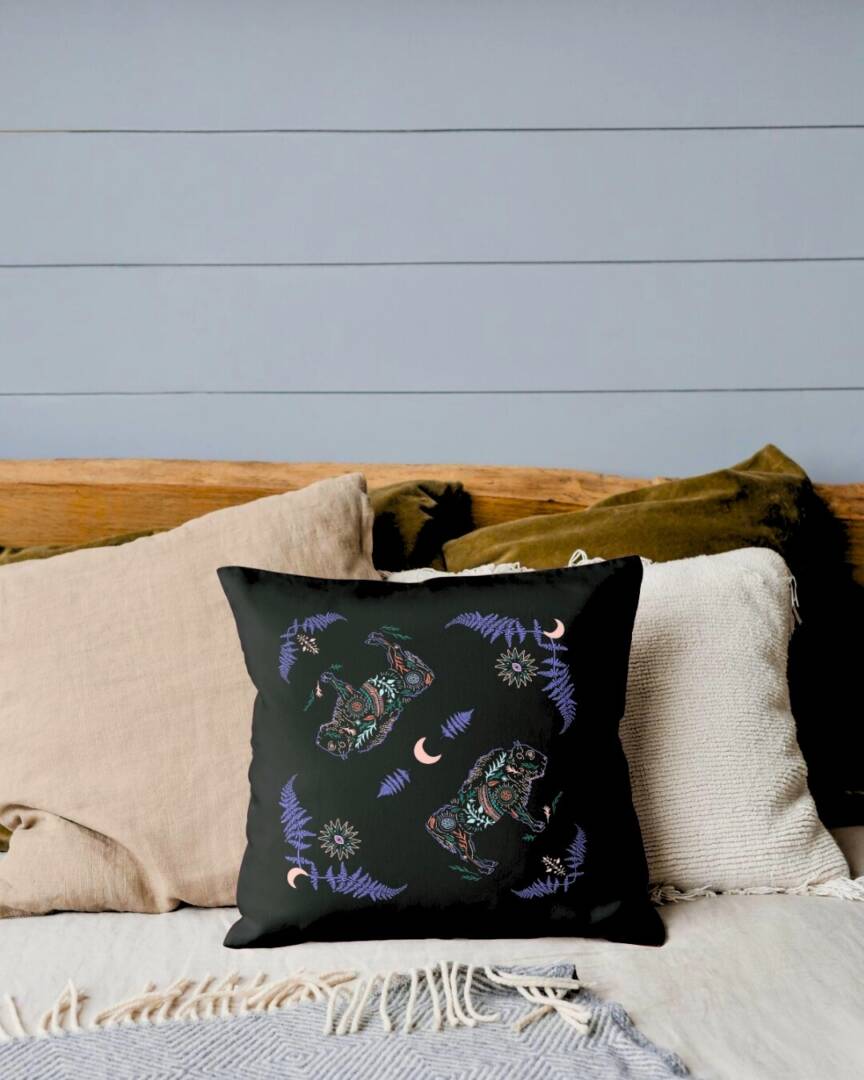 słowiański las slavic forest podszuka pillow (2) słowiański las slavic forest podszuka pillow